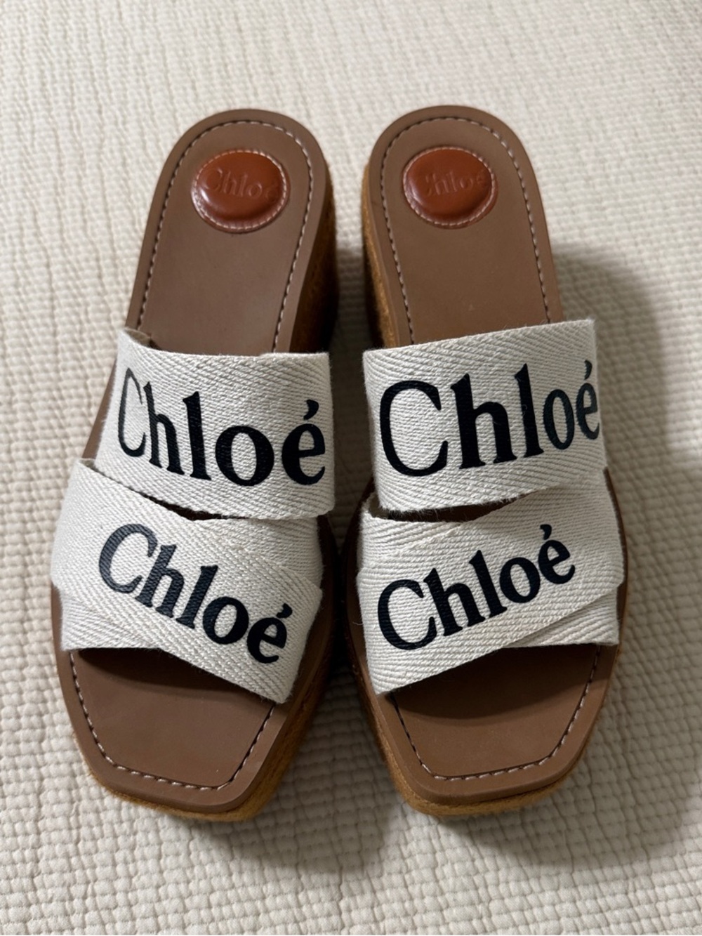 Chloé Woody Platform Wedge Sandals|Size 41 (US 10)